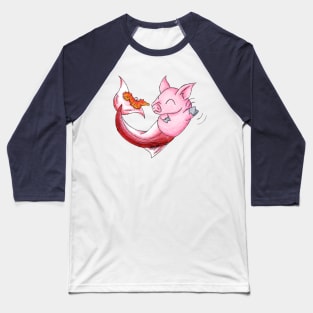 Piggy of the Sea Baseball T-Shirt